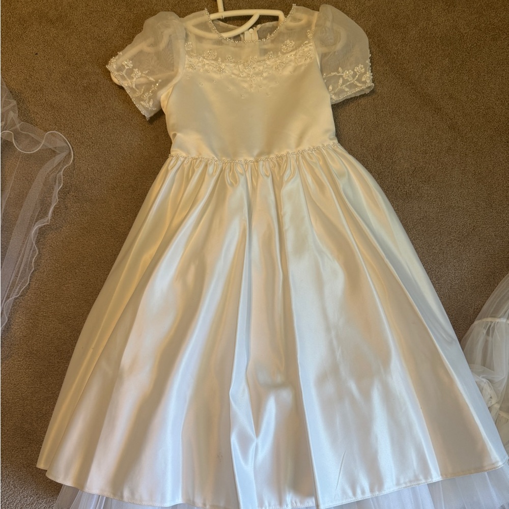 White First Communion Dress